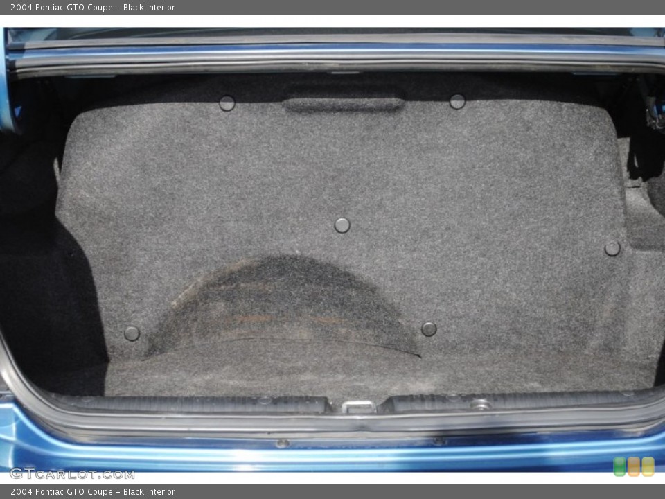 Black Interior Trunk for the 2004 Pontiac GTO Coupe #60623807