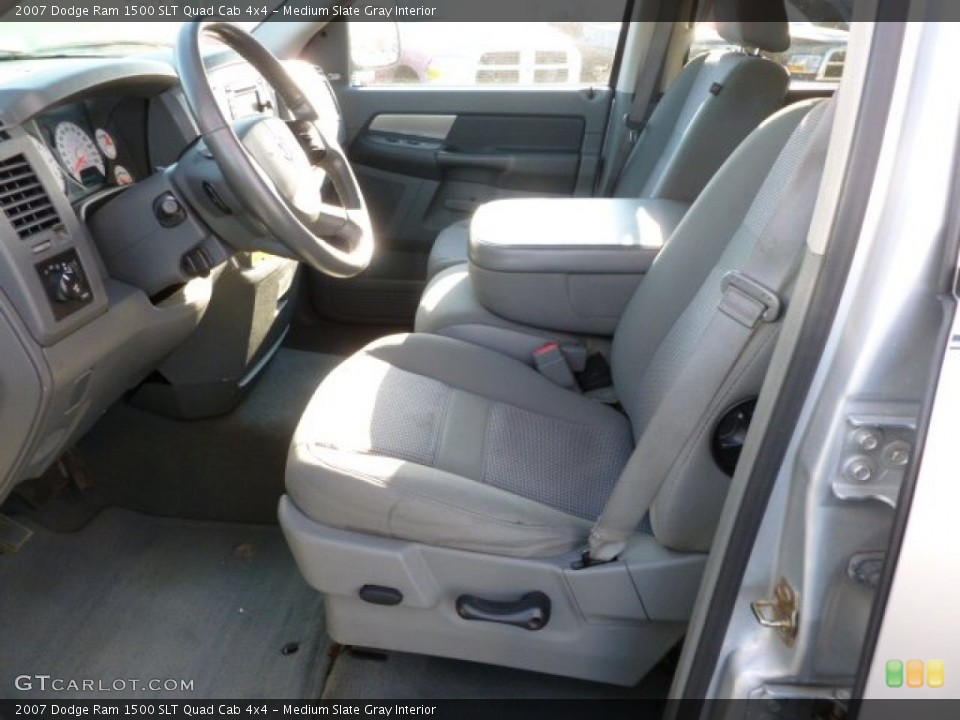 Medium Slate Gray Interior Photo for the 2007 Dodge Ram 1500 SLT Quad Cab 4x4 #60623975