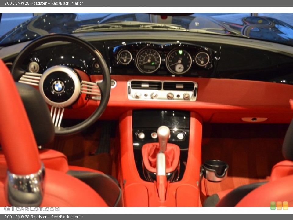Red/Black Interior Dashboard for the 2001 BMW Z8 Roadster #60627829