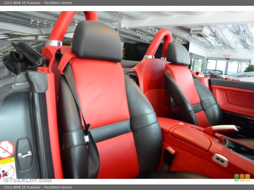 Red/Black 2001 BMW Z8 Interiors