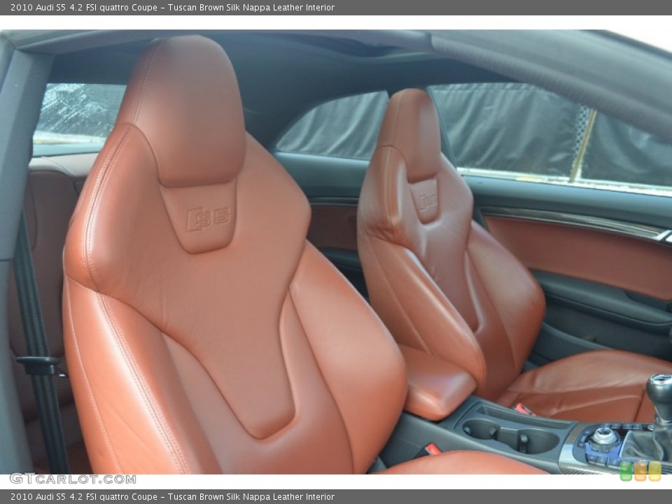 Tuscan Brown Silk Nappa Leather Interior Photo for the 2010 Audi S5 4.2 FSI quattro Coupe #60628793
