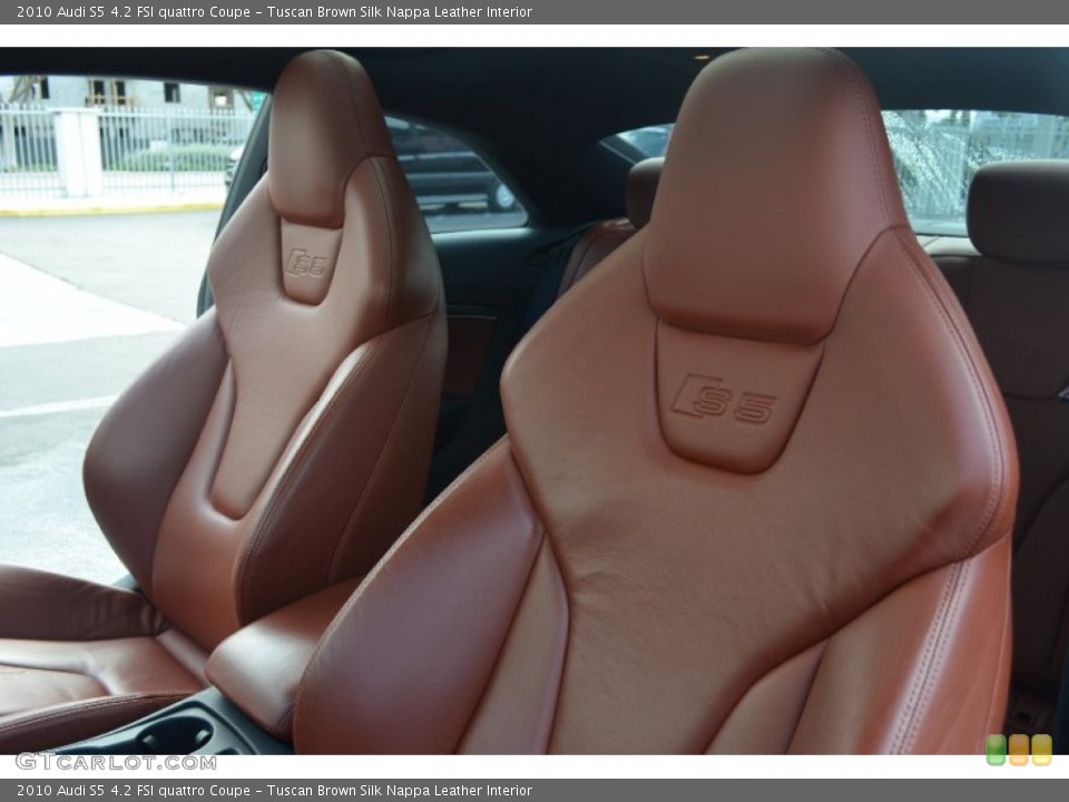 Tuscan Brown Silk Nappa Leather Interior Photo for the 2010 Audi S5 4.2 FSI quattro Coupe #60628802