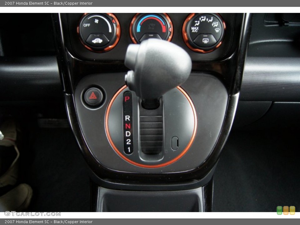 Black/Copper Interior Transmission for the 2007 Honda Element SC #60629560