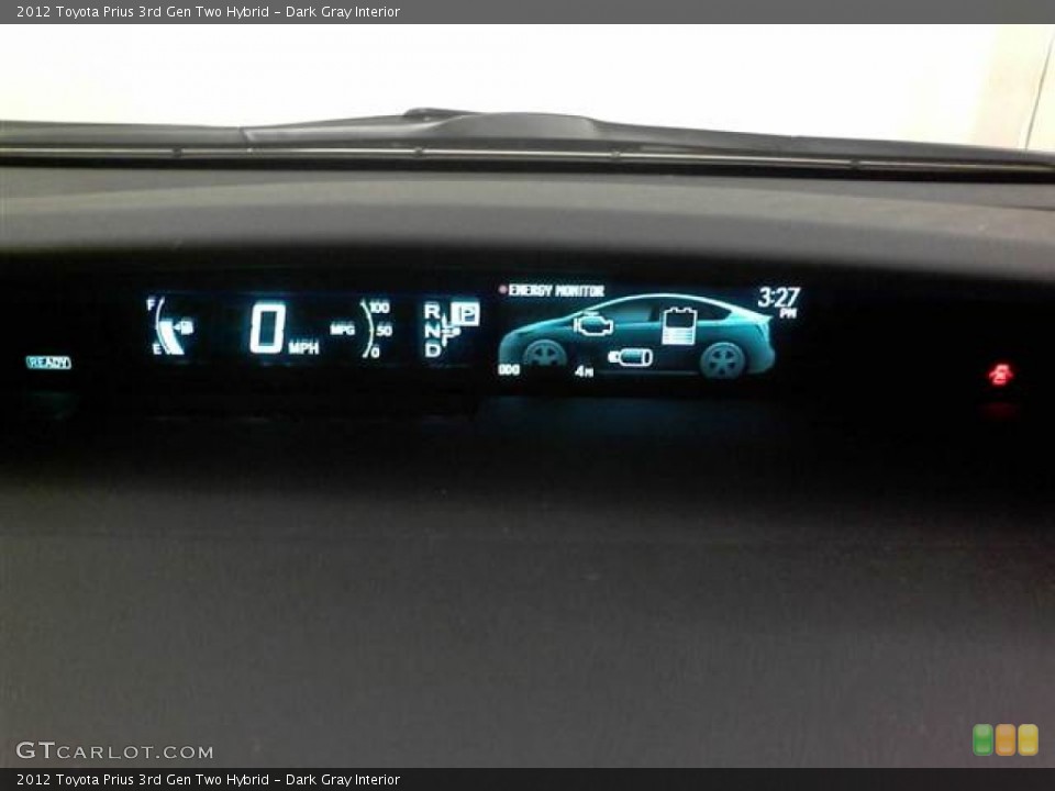 Dark Gray Interior Gauges for the 2012 Toyota Prius 3rd Gen Two Hybrid #60630031
