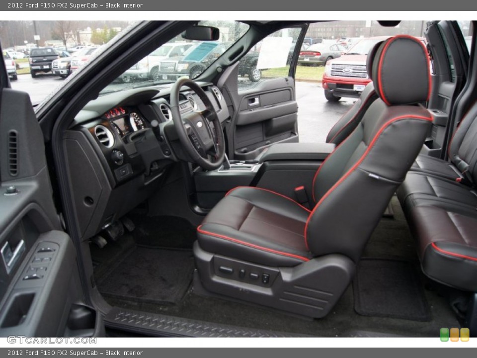 Black Interior Photo for the 2012 Ford F150 FX2 SuperCab #60631004