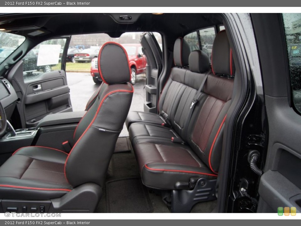 Black Interior Photo for the 2012 Ford F150 FX2 SuperCab #60631012