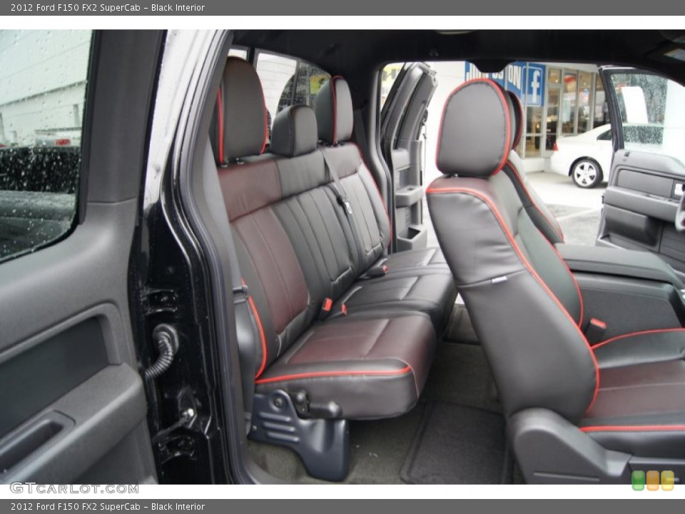 Black Interior Photo for the 2012 Ford F150 FX2 SuperCab #60631018