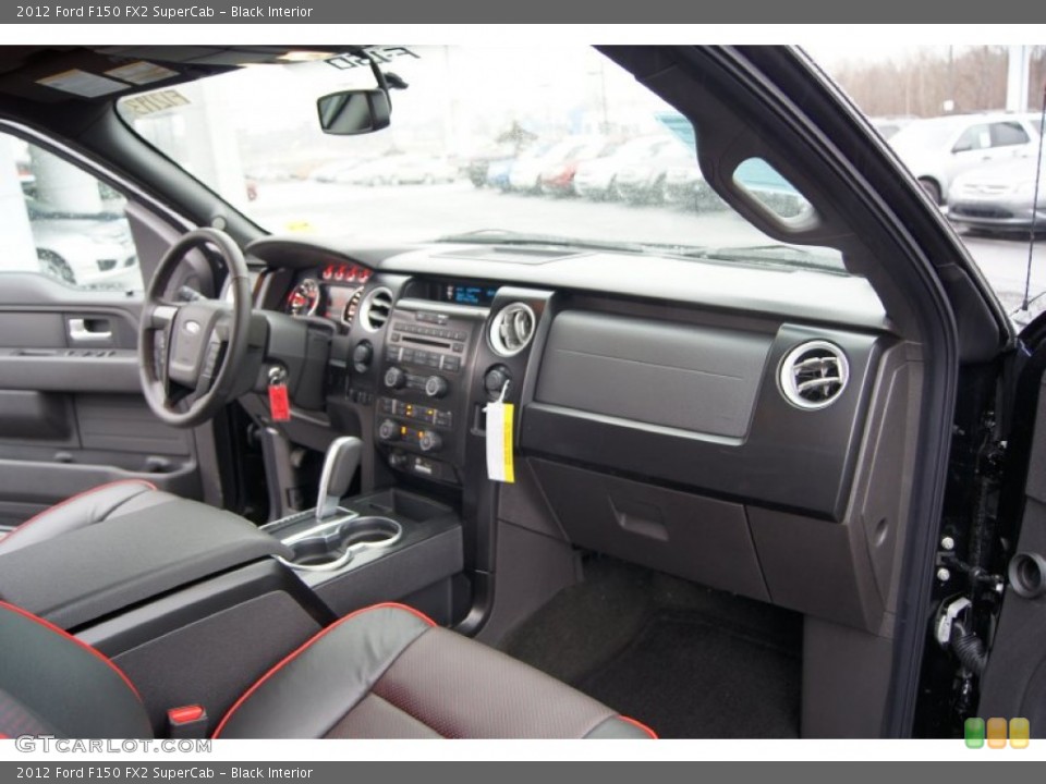 Black Interior Dashboard for the 2012 Ford F150 FX2 SuperCab #60631036