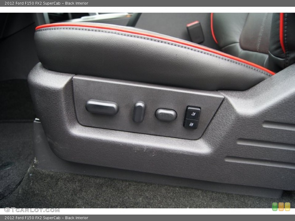 Black Interior Controls for the 2012 Ford F150 FX2 SuperCab #60631109
