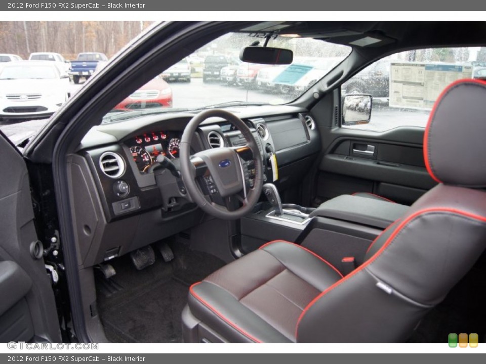 Black Interior Photo for the 2012 Ford F150 FX2 SuperCab #60631117