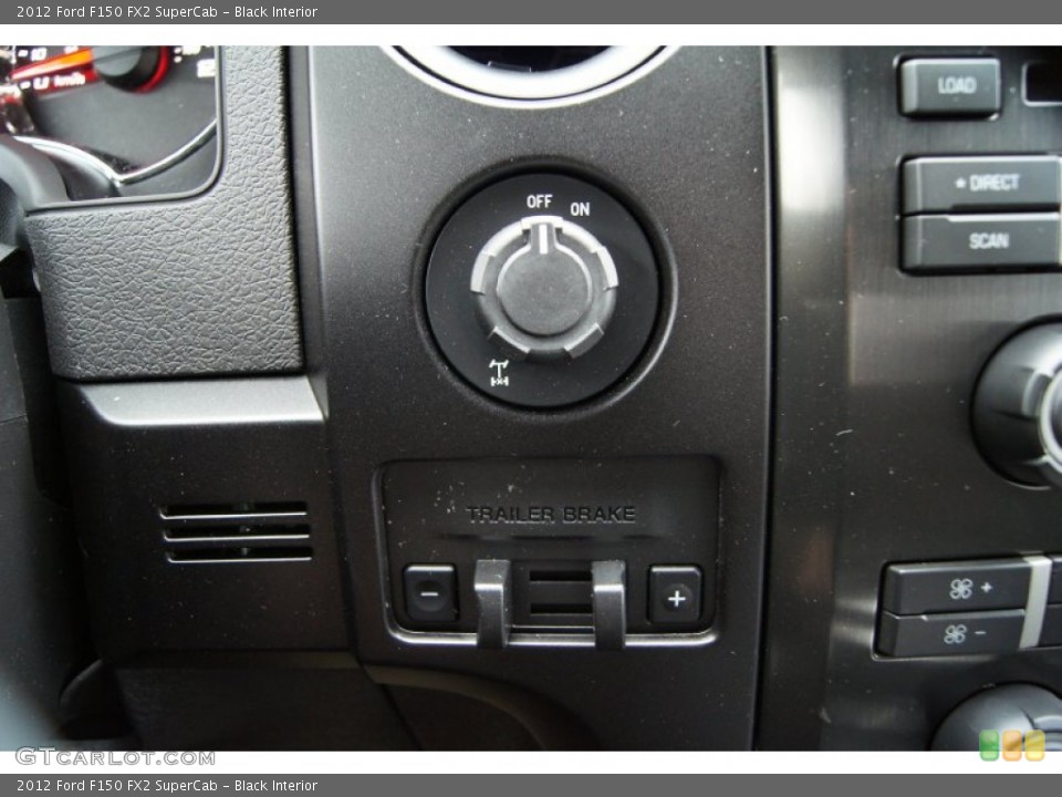 Black Interior Controls for the 2012 Ford F150 FX2 SuperCab #60631162
