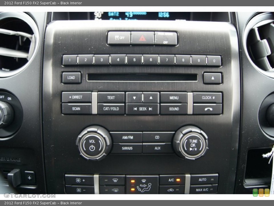 Black Interior Controls for the 2012 Ford F150 FX2 SuperCab #60631180