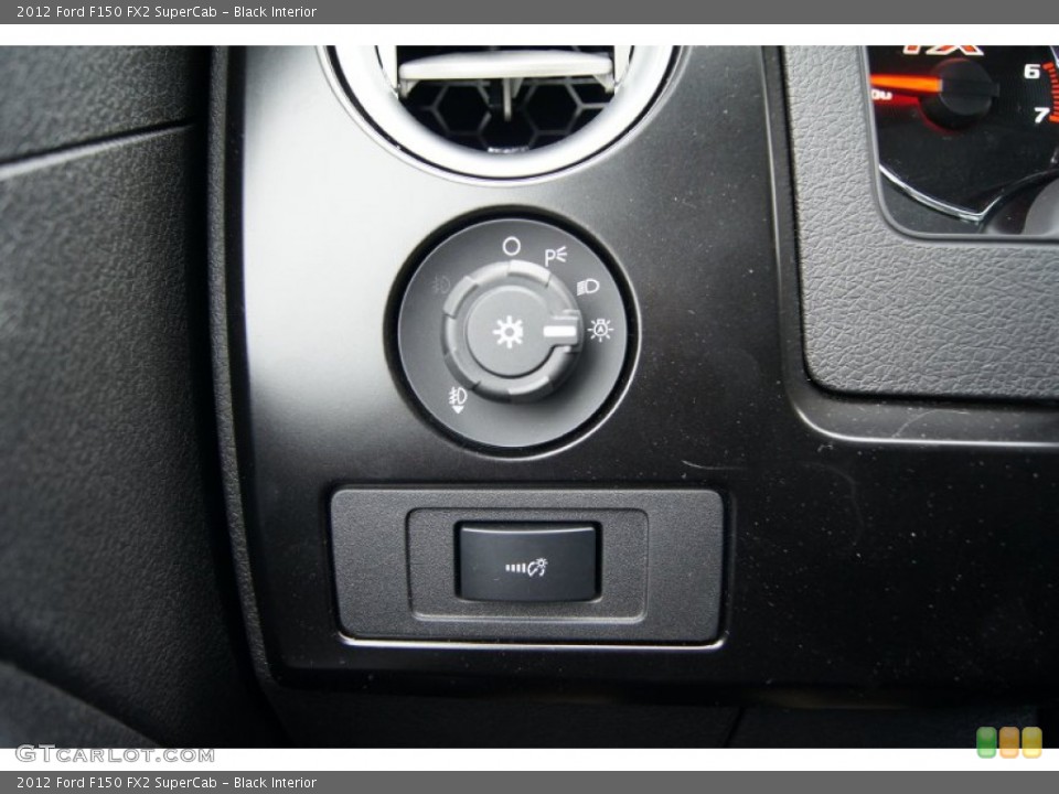 Black Interior Controls for the 2012 Ford F150 FX2 SuperCab #60631252