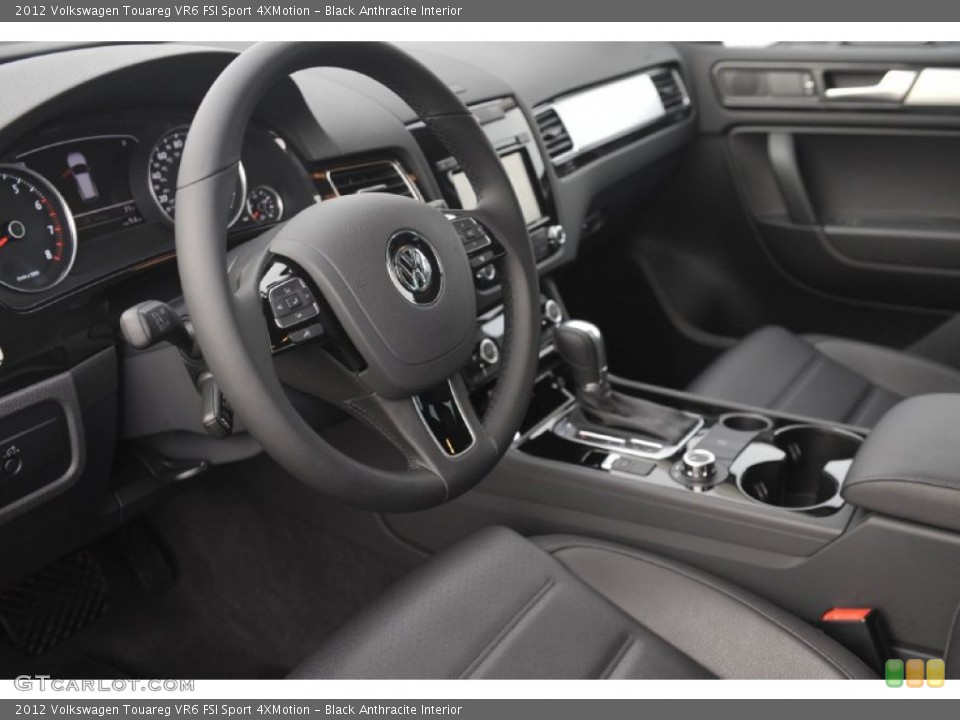 Black Anthracite Interior Photo for the 2012 Volkswagen Touareg VR6 FSI Sport 4XMotion #60635718