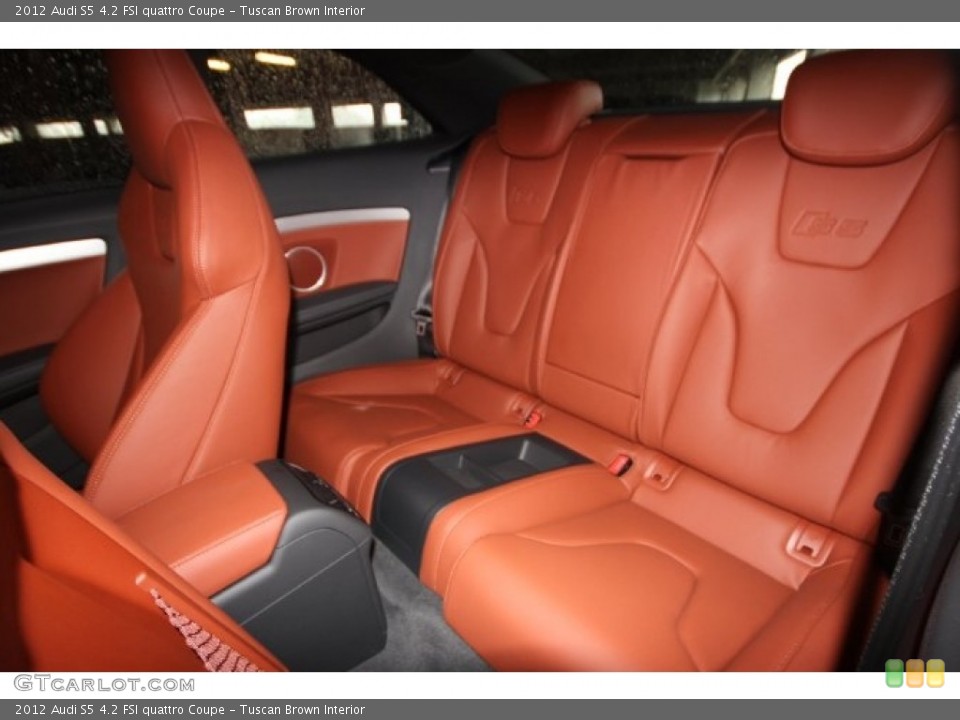 Tuscan Brown Interior Rear Seat for the 2012 Audi S5 4.2 FSI quattro Coupe #60639208