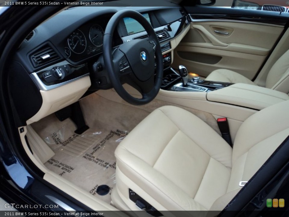 Venetian Beige Interior Photo for the 2011 BMW 5 Series 535i Sedan #60639286