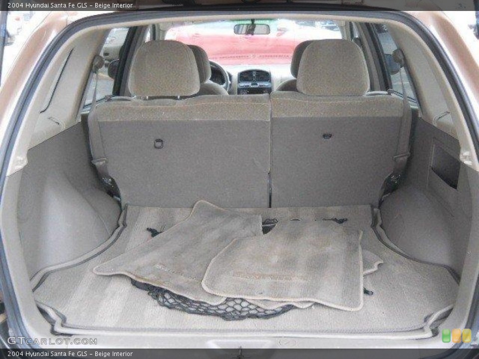 Beige Interior Trunk for the 2004 Hyundai Santa Fe GLS #60639731