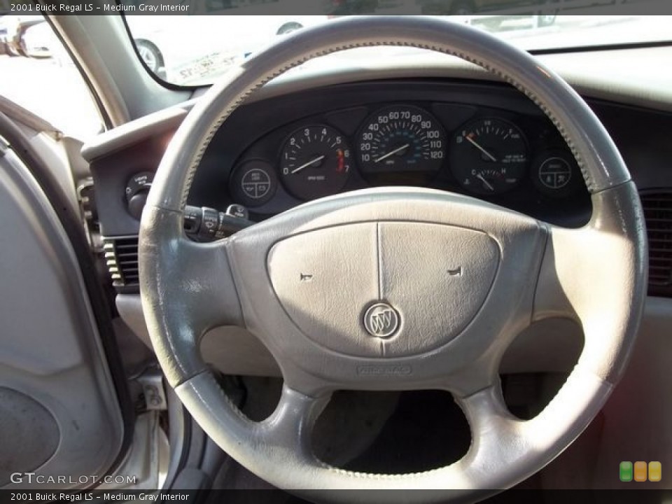 Medium Gray Interior Steering Wheel for the 2001 Buick Regal LS #60640638