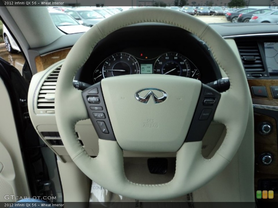 Wheat Interior Steering Wheel for the 2012 Infiniti QX 56 #60641374