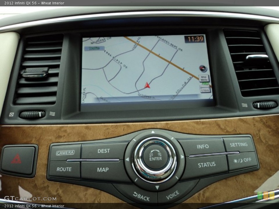 Wheat Interior Navigation for the 2012 Infiniti QX 56 #60641383
