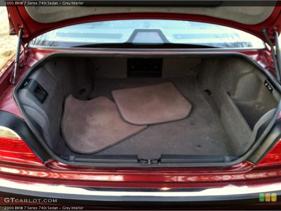 Grey Interior Trunk for the 2000 BMW 7 Series 740i Sedan #60641529