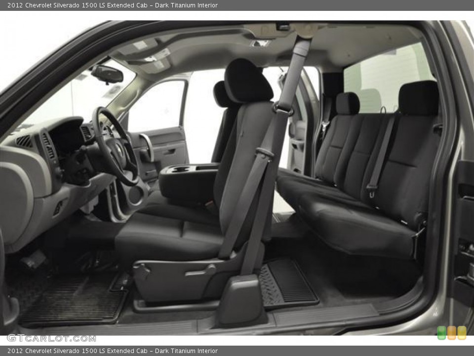 Dark Titanium Interior Photo for the 2012 Chevrolet Silverado 1500 LS Extended Cab #60643510