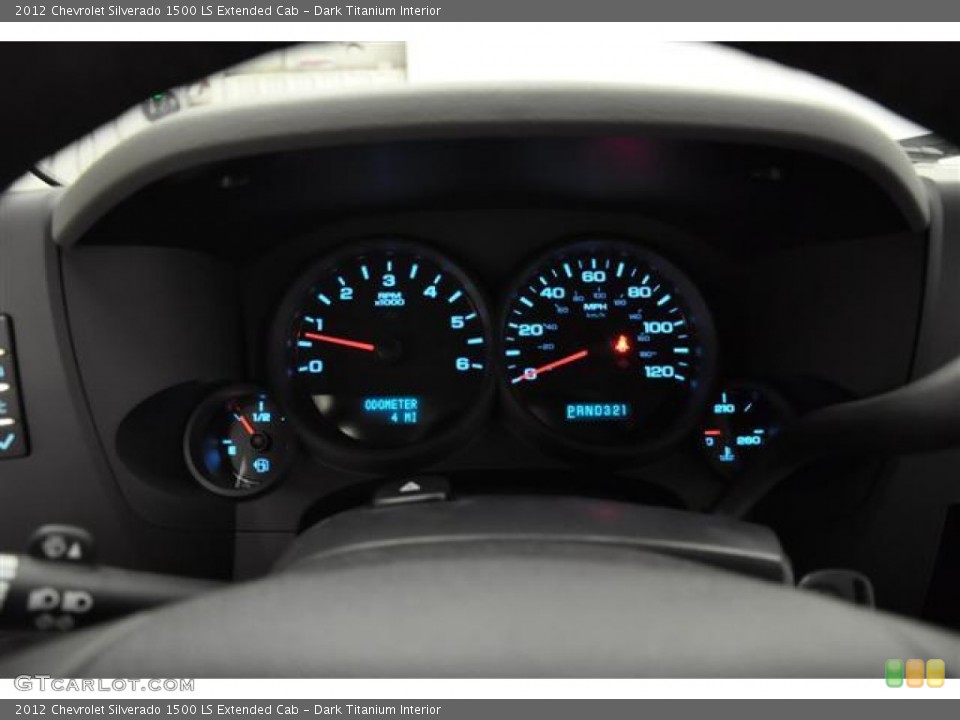 Dark Titanium Interior Gauges for the 2012 Chevrolet Silverado 1500 LS Extended Cab #60643552