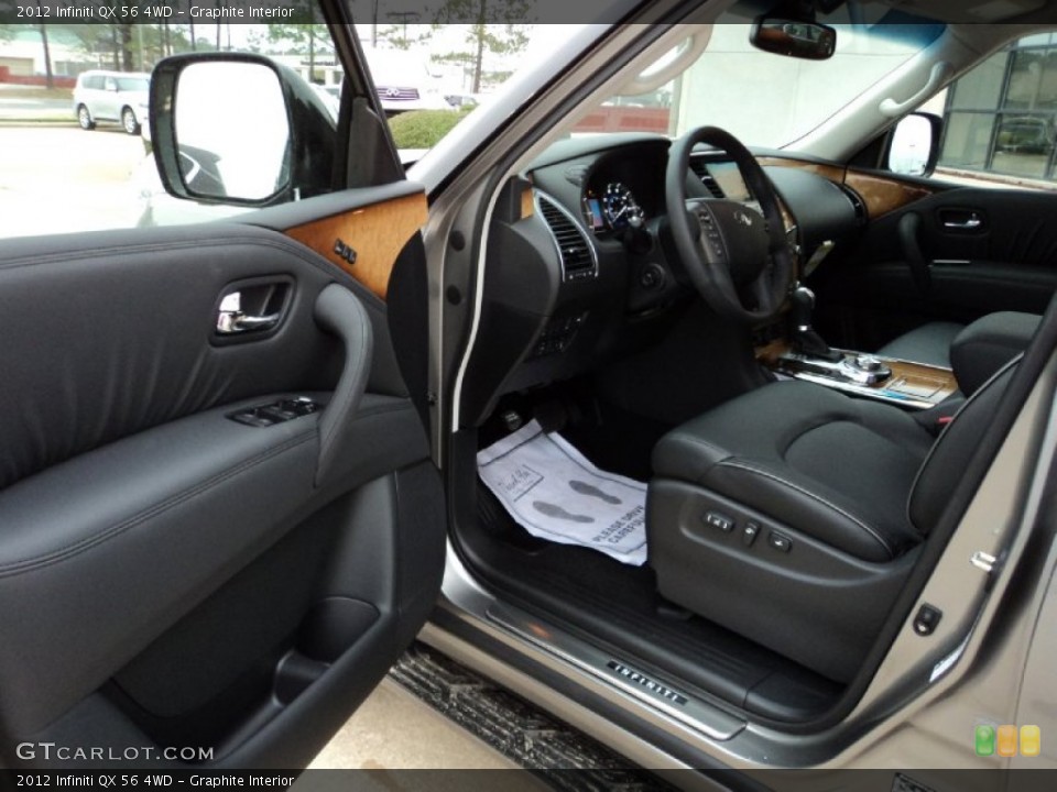 Graphite Interior Photo for the 2012 Infiniti QX 56 4WD #60643743