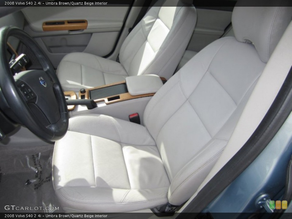 Umbra Brown/Quartz Beige Interior Photo for the 2008 Volvo S40 2.4i #60644221