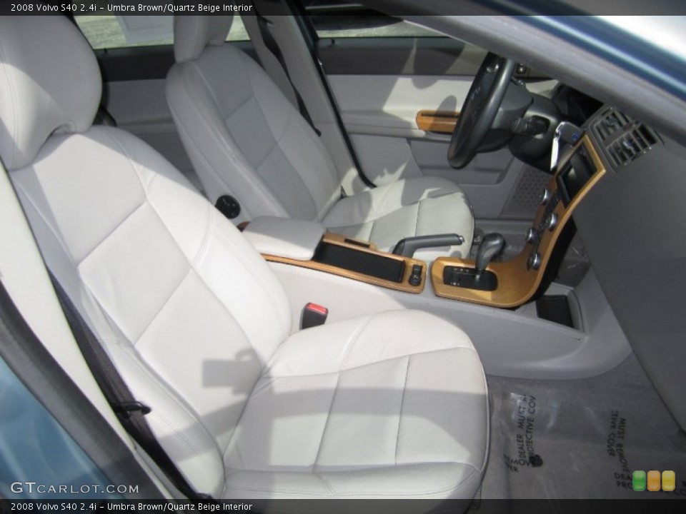 Umbra Brown/Quartz Beige Interior Photo for the 2008 Volvo S40 2.4i #60644231