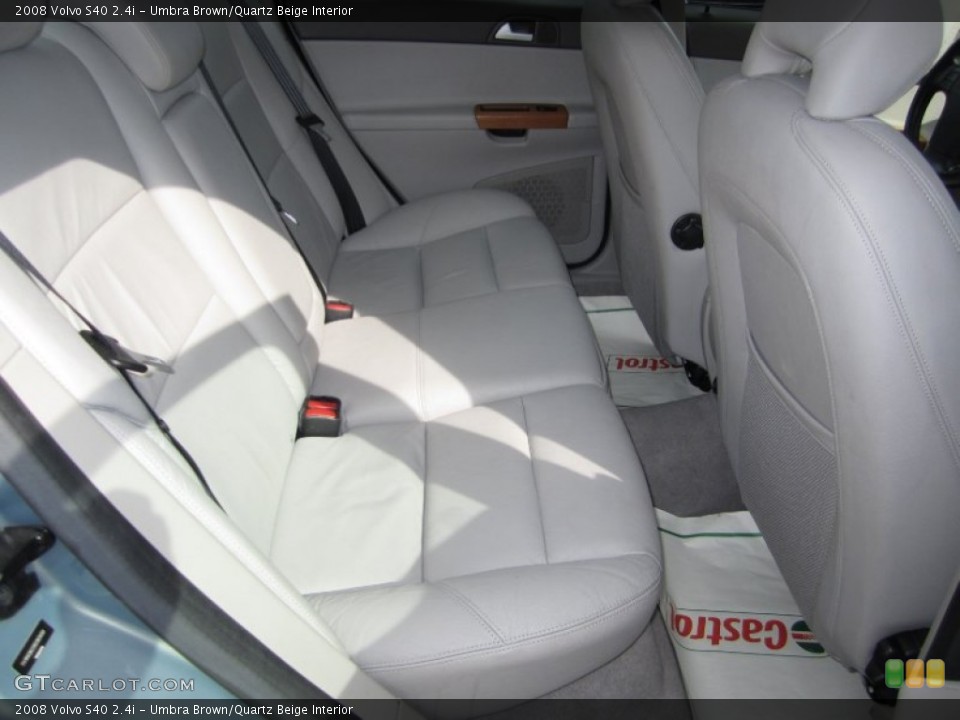 Umbra Brown/Quartz Beige Interior Photo for the 2008 Volvo S40 2.4i #60644239