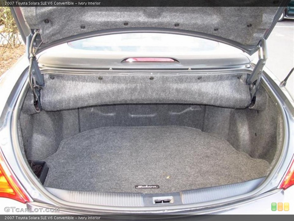 Ivory Interior Trunk for the 2007 Toyota Solara SLE V6 Convertible #60645640