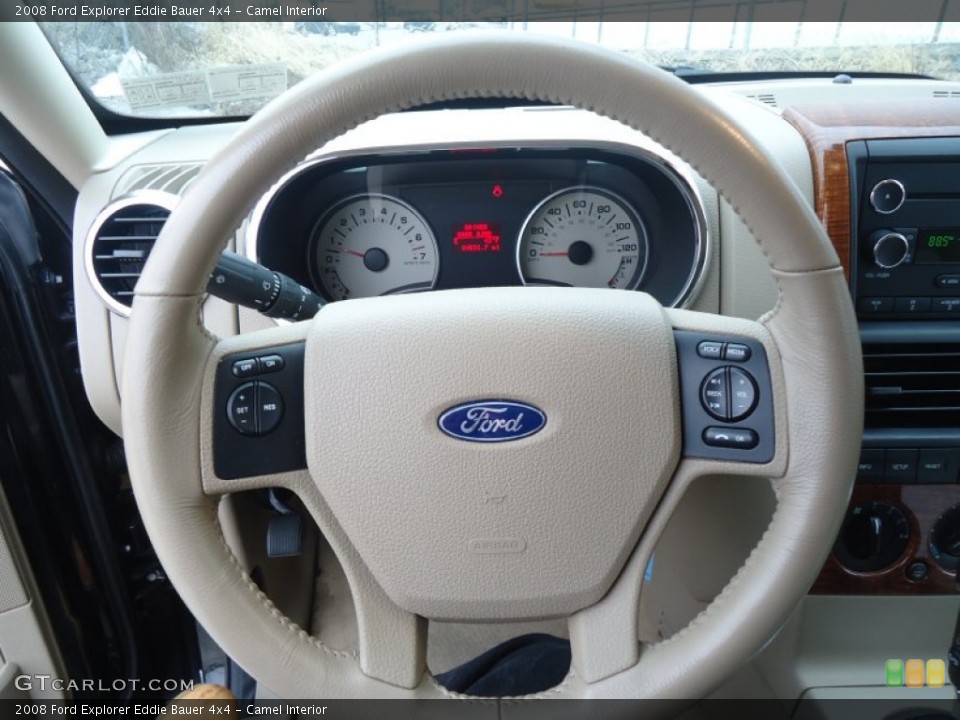 Camel Interior Steering Wheel for the 2008 Ford Explorer Eddie Bauer 4x4 #60649024