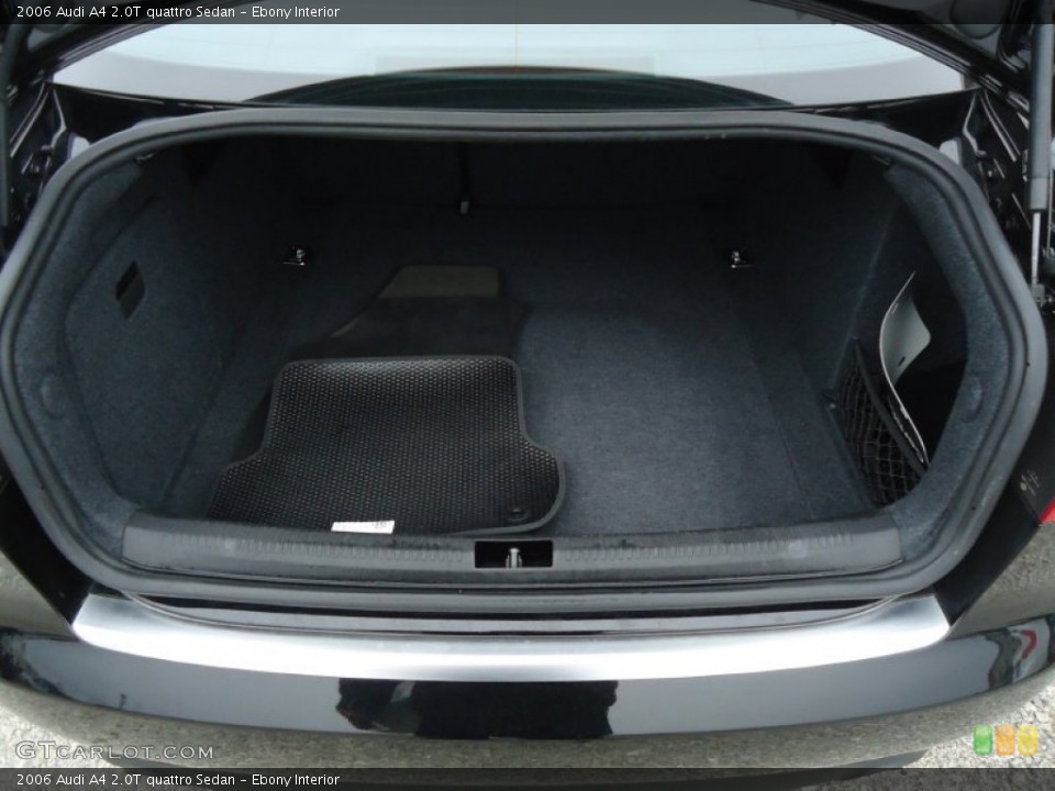 Ebony Interior Trunk for the 2006 Audi A4 2.0T quattro Sedan #60649718