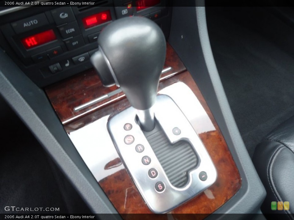 Ebony Interior Transmission for the 2006 Audi A4 2.0T quattro Sedan #60649877