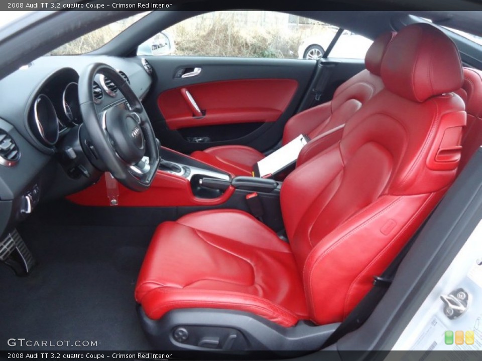Crimson Red Interior Photo for the 2008 Audi TT 3.2 quattro Coupe #60650011