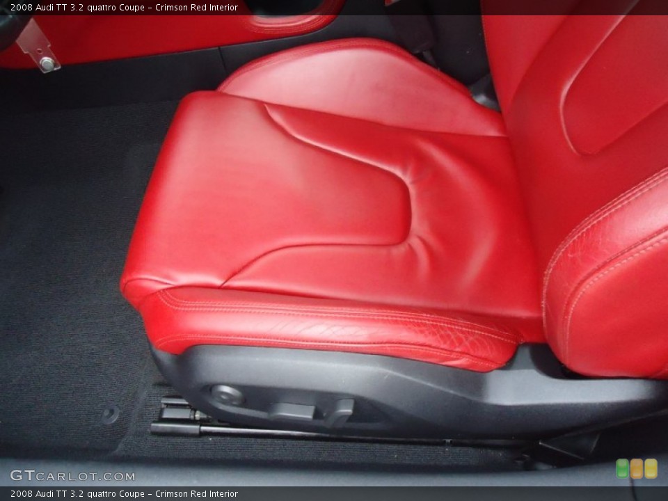 Crimson Red Interior Photo for the 2008 Audi TT 3.2 quattro Coupe #60650054