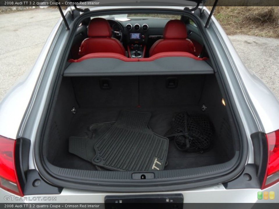 Crimson Red Interior Trunk for the 2008 Audi TT 3.2 quattro Coupe #60650105