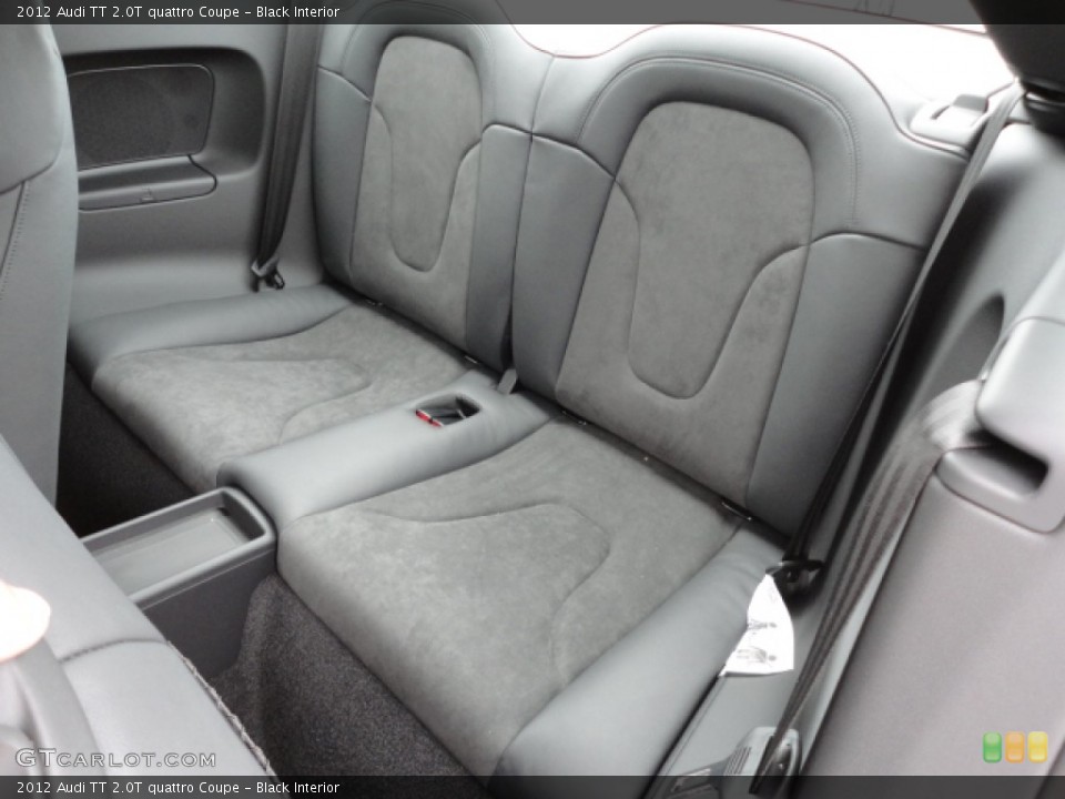 Black Interior Rear Seat for the 2012 Audi TT 2.0T quattro Coupe #60650780