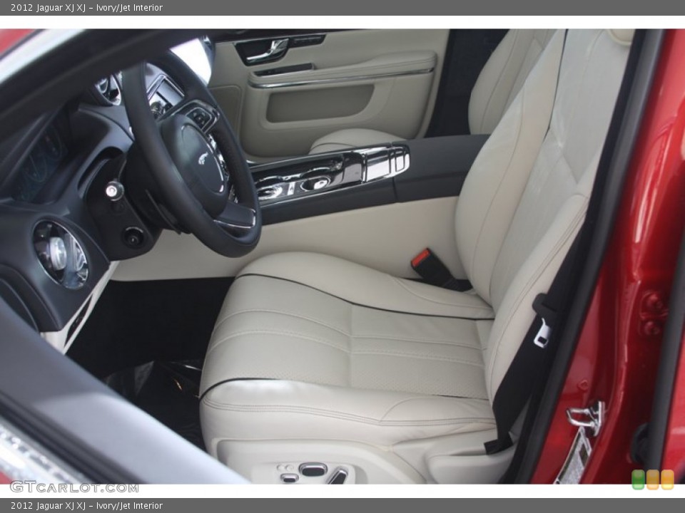 Ivory/Jet Interior Front Seat for the 2012 Jaguar XJ XJ #60653573