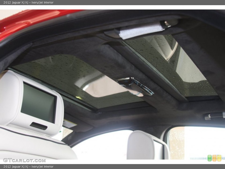 Ivory/Jet Interior Sunroof for the 2012 Jaguar XJ XJ #60653709