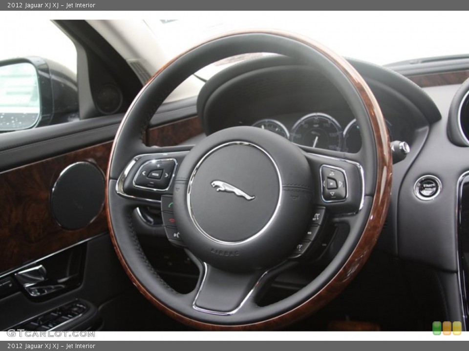 Jet Interior Steering Wheel for the 2012 Jaguar XJ XJ #60654044