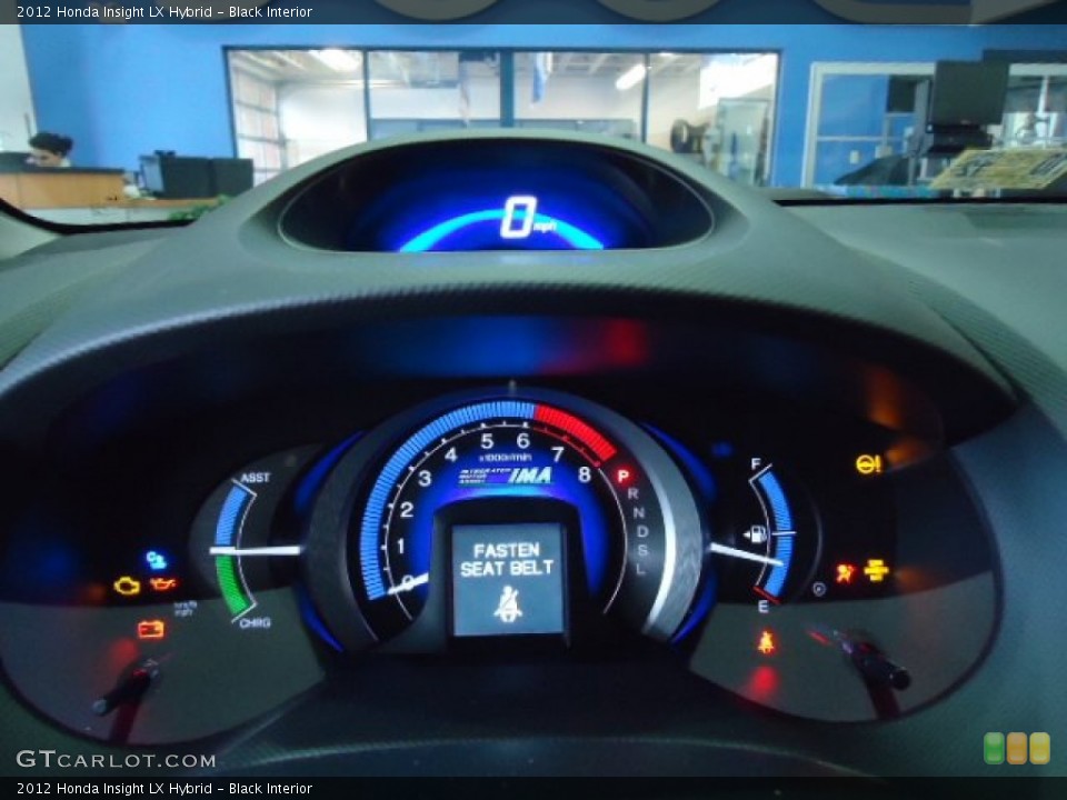 Black Interior Gauges for the 2012 Honda Insight LX Hybrid #60654758