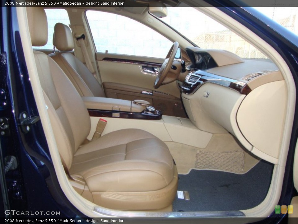 designo Sand Interior Photo for the 2008 Mercedes-Benz S 550 4Matic Sedan #60657353