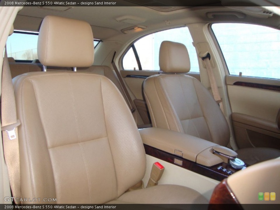designo Sand Interior Photo for the 2008 Mercedes-Benz S 550 4Matic Sedan #60657362