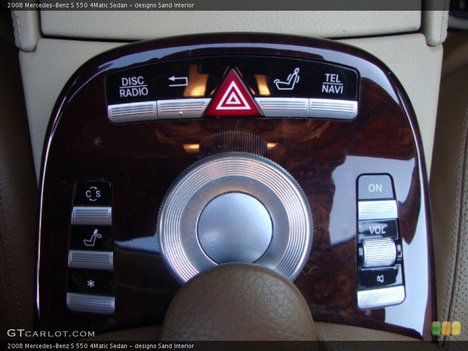 designo Sand Interior Controls for the 2008 Mercedes-Benz S 550 4Matic Sedan #60657432