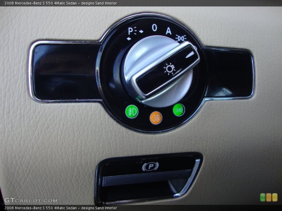 designo Sand Interior Controls for the 2008 Mercedes-Benz S 550 4Matic Sedan #60657477