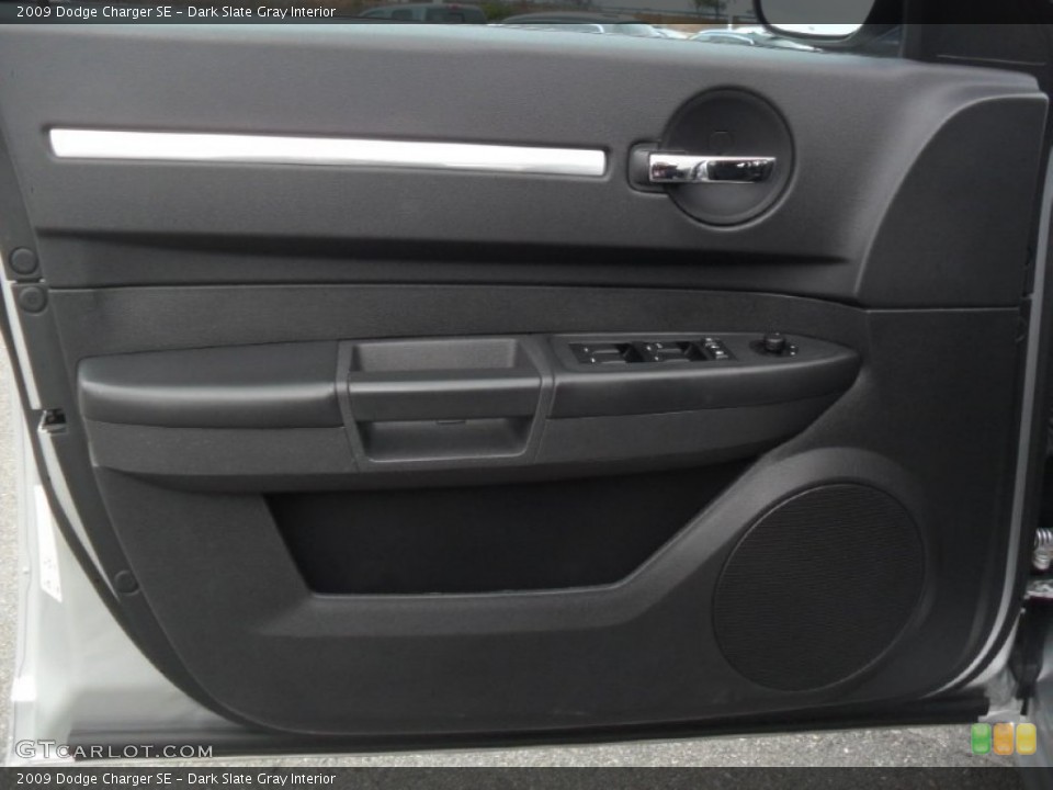 Dark Slate Gray Interior Door Panel for the 2009 Dodge Charger SE #60657777