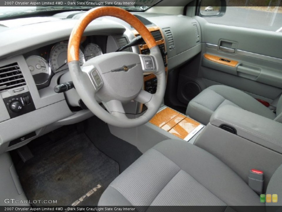 Dark Slate Gray/Light Slate Gray 2007 Chrysler Aspen Interiors