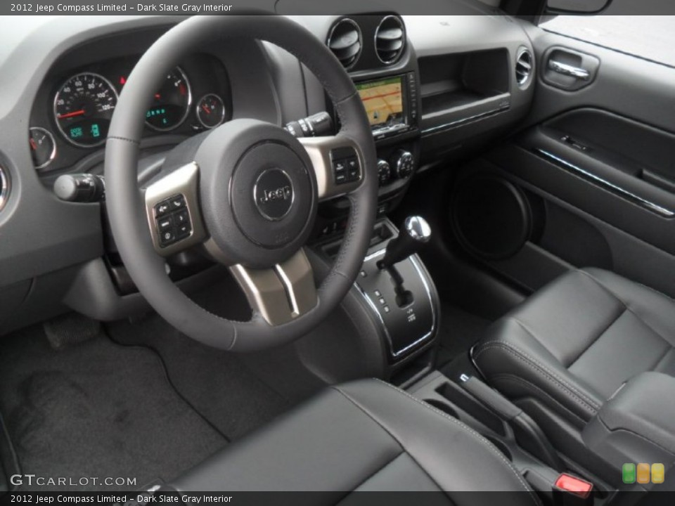 Dark Slate Gray Interior Photo for the 2012 Jeep Compass Limited #60662493